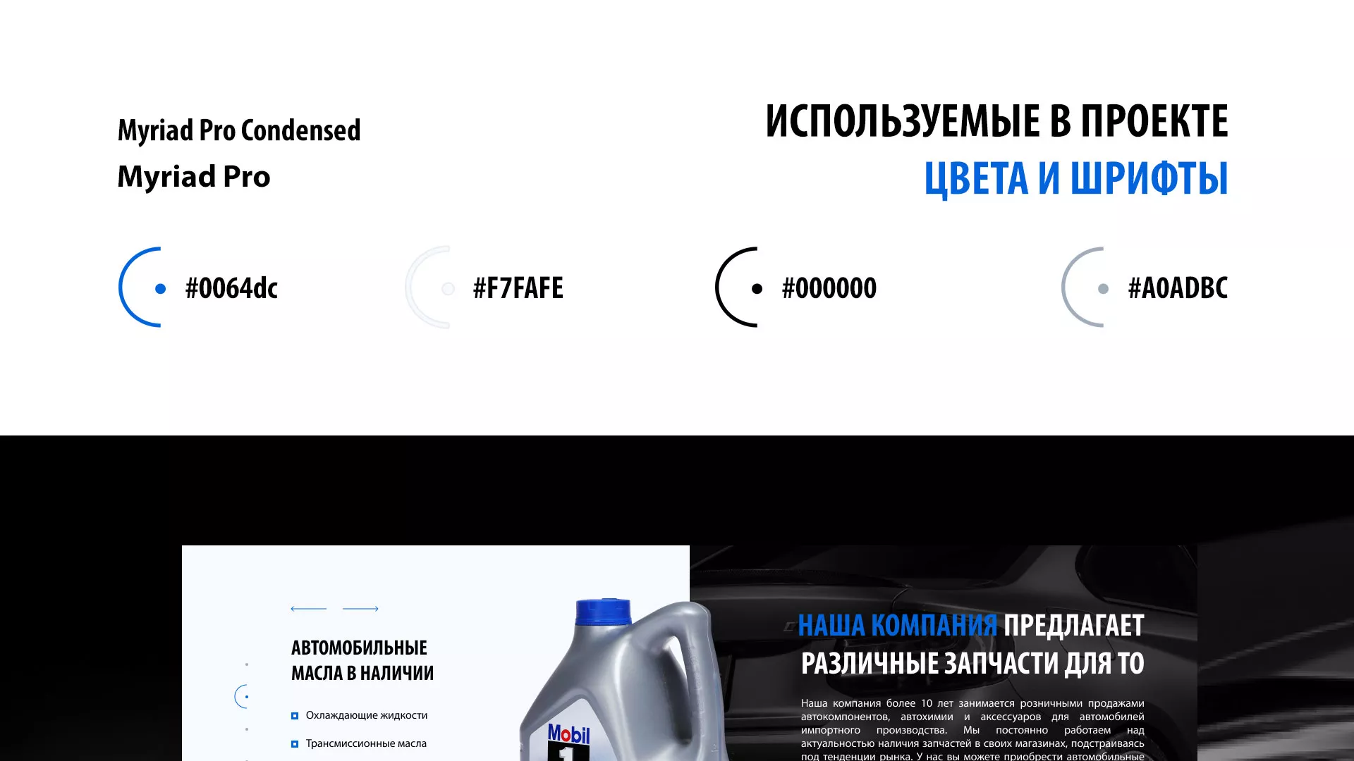 Разработка сайта магазина автозапчастей «М7» в Железнодорожном